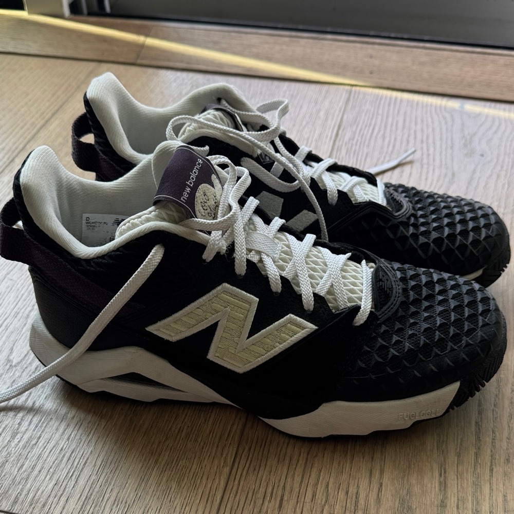 New Balance Black & White Woman’s coco Gouff Tennis Sneakers